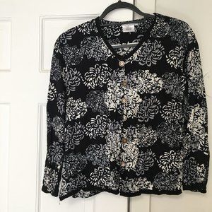 Black and White Very Vineyard Jacket